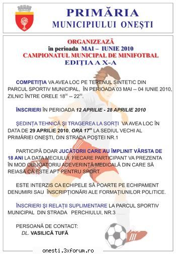 municipal de minifotbal onesti municipal de minifotbal onesti